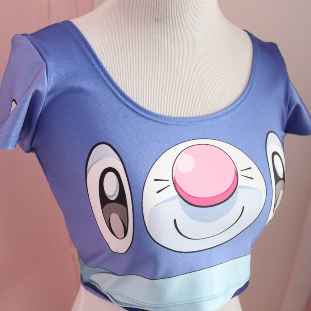 Living Dead Clothing Pokemon Popplio Crop Top - Picture 3 of 8